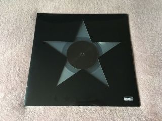 Rare David Bowie Blackstar Clear Transparent Vinyl Lp,  2015 &