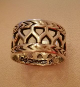 Kalevala Koru Finland Sterling Silver Ring Vintage