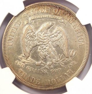 1877 Trade Silver Dollar T$1 - NGC XF Details (EF) - Rare Certified Coin 4