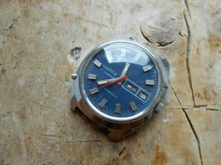 Men ' s vintage soviet mechanical watch CHAIKA (Poljot cal.  2628H),  USSR,  1970s 3