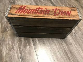 Vintage Mountain Dew Hillbilly Crate Rare Holds 6 Packs Florence Sc