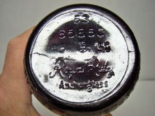 Vintage 1950 JOS.  SCHLITZ ROYAL RUBY Quart Beer Bottle w/ Labels & Cap 4