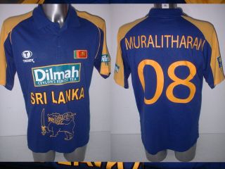 Sri Lanka Muralitharan Adult Large Cricket Shirt Jersey Top Vintage World Cup 96