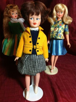 Vintage Ideal Long Hair Tammy and Friends Misty and Clone Standard Doll Co. 8