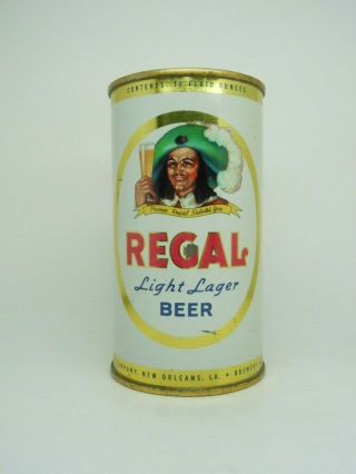 Rare - Regal Light Lager Flat Top Beer Can - American Brewing - Orleans Louisiana
