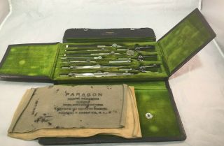 Vintage Keuffel & Esser Paragon 624 1/2rx Drafting Set
