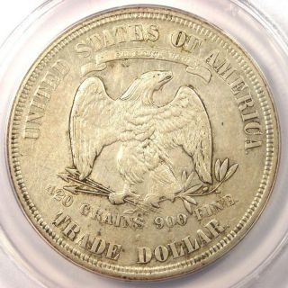 1876 - S Trade Silver Dollar T$1 - ANACS XF45 Detail (EF45) - Rare Certified Coin 4