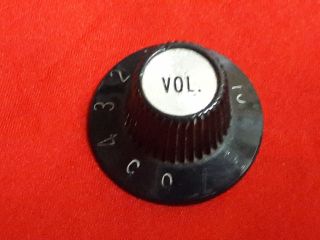 Vintage 1970 Usa Gibson Guitar Witch Hat Volume Control Knob Silver 1971 1972