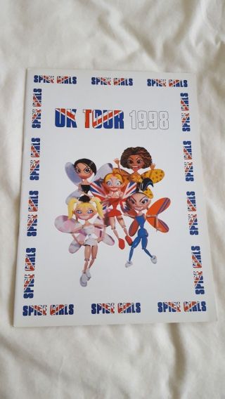 Very Rare Spice Girls Viva Forever 1998 Uk Tour Programme