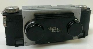 Vintage 1940 ' s Stereo Realist 35 MM Camera W/ Flash F:3.  5 David White Lens 5