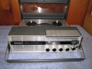 UHER 4000 REPORT - L Vintage Reel Tape Recorder,  Western Germany,  Nds Repair 2