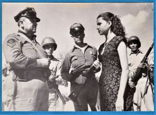 Vintage Photo San Juan Puerto Rico Girl Questioned Anti Us Revolt Uprising 1950