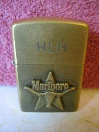 Vintage Zippo Vii Marlboro Lighter Bradford,  Pa.  Made In The U.  S.  A.
