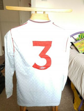 RARE OLD NOTTINGHAM FOREST AWAY 1987 FOOTBALL SHIRT SIZE LARGE POSS PLAYER 2