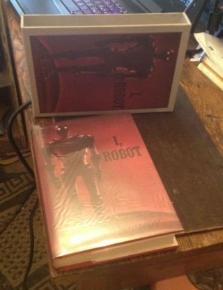 I Robot First Edition Library Edition Asimov Slipcase Us Rare