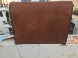 Men ' s Vintage Leather Satchel Messenger Handbags Laptop Briefcase Bag 3