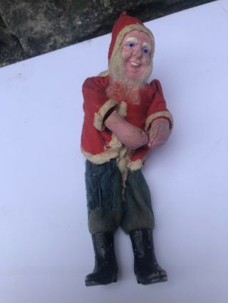VTG German Belsnickle Santa Claus Figure Christmas Doll Antique Early Nickolas 4