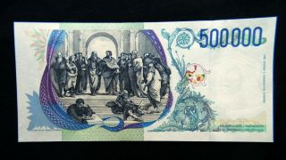 1997 ITALY rare Banknote 500000 RAFFAELLO UNC FDS 2
