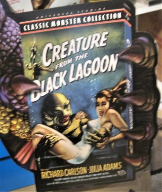 Advertising Creature From The Black Lagoon 6 ft Tall Standee VERY RARE 3