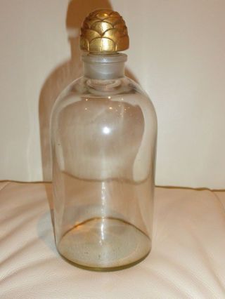Vintage Casanova Perfume Bottle By Grenoville 7 " Tall