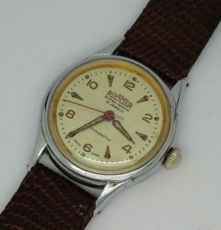 Vintage Mens Roamer - Shock 17 Jewel Mechanical Watch C1950 