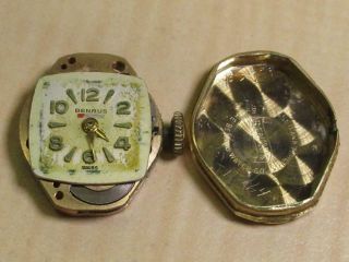 Vintage Benrus 14K Yellow Gold Cased Mechanical Jewelry Wrist Watch 2