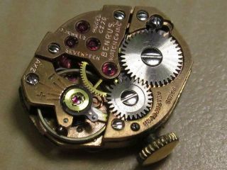 Vintage Benrus 14K Yellow Gold Cased Mechanical Jewelry Wrist Watch 4