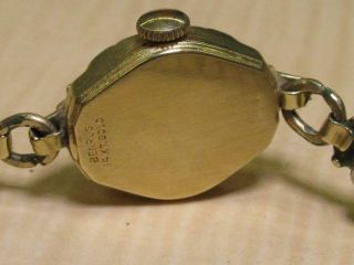 Vintage Benrus 14K Yellow Gold Cased Mechanical Jewelry Wrist Watch 6
