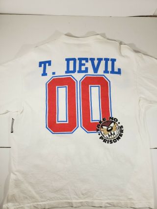 Vintage Taz Houston Oilers 1993 All Over Print Shirt XL Rare 7