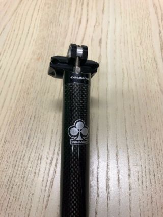 Rare & Hard To Find Nos Colnago 28mm Carbon Seatpost For C40 & C50