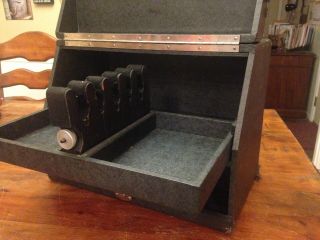 Vintage Pachmayr Gun Range Case 5 Pistols Revolvers Box With Scope Mount 3