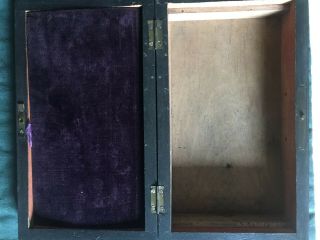 COLT OAK CASE FOR A SMALL COLT FELT LINED VINTAGE BOX FOR A POCKET PISTOL 4