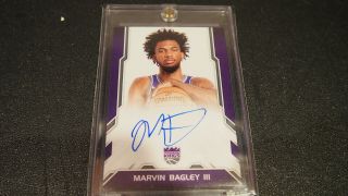 2018 - 19 Marvin Bagley Next Day Auto Rc Rookie Ssp Sp On Card 1st Auto Rare