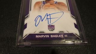 2018 - 19 MARVIN BAGLEY NEXT DAY AUTO RC ROOKIE SSP SP ON CARD 1ST AUTO RARE 2