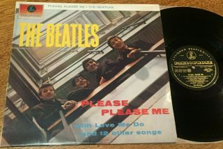 The Beatles:please Please Me.  Rare Aussie/oz Mono Gold Parlophone Lp - 1963 (emi)