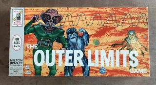 Outer Limits Board Game By Milton Bradley Toys 1964 Very Rare Complete And
