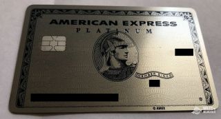 American Express Platinum Card Metal Rare Customized With Welcome Kit