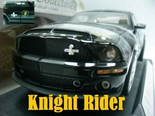 Wow Extremely Rare Shelby Gt500kr Knight Rider 08 Black 1:18 Shelby Collectibles