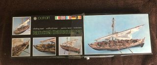Vintage Mantua Panart 002 Whaling Boat Ship Model Kit 1:16 Scale Complete