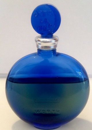 RARE VINTAGE R.  LALIQUE COBALT BLUE 30ml PERFUME BOTTLE 80 Of DANS LA NUIT LEFT 8