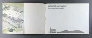 AMSTERDAM SCHIPHOL AIRPORT TERMINAL BUILDING VINTAGE 1975 BROCHURE - KLM 4