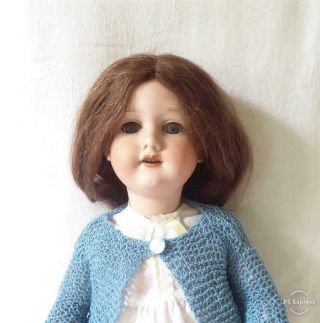 Fine Antique Early 20th C German Armand Marseille Bisque Headed Doll 390 A 31/2m