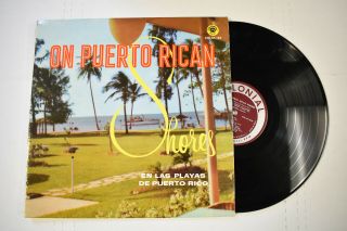 Luis Ortiz Orchestra - On Puerto Rican Shores Lp Very Rare Latin Lp