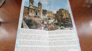 HOTEL HASSLER VILLA MEDICI ROME VINTAGE ADVERTISING BROCHURE & ASH TRAY 4