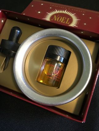 Crabtree & Evelyn Vintage Noel Fragrance Oil With Light Bulb Ring Set