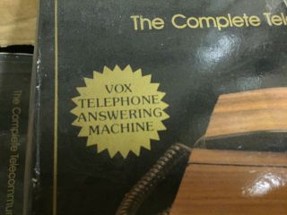 Vtg PALSTAR 8301 Cassette Tape Answering Machine VOX Record A Call TELECOM 3