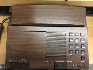 Vtg PALSTAR 8301 Cassette Tape Answering Machine VOX Record A Call TELECOM 4