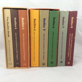 Vintage Foxfire Books Set 1 - 8 Survival Homestead