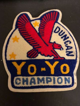 I Have One Big Vintage Duncan Yoyo Patch.  This Is A Very Large And Never Stitched
