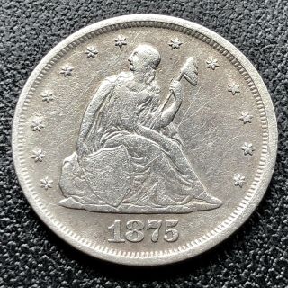 1875 Twenty Cent Piece 20c P Philadelphia Rare Silver 16870